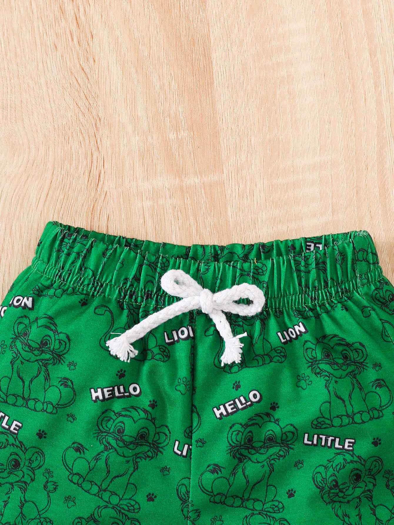 Newborn Boy Baby Set Cartoon Small Lion Print Long Sleeve Bodysuit and Pants 2Pcs/ Set for Boys 0-18 Months Spring  Autumn Set