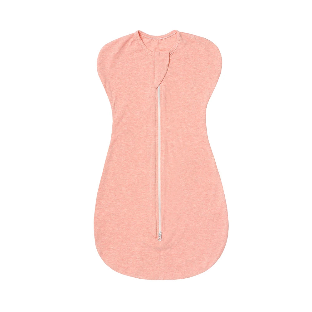 SU3009 Newborn Sleepsack Soft Cotton Natural Double Zipper