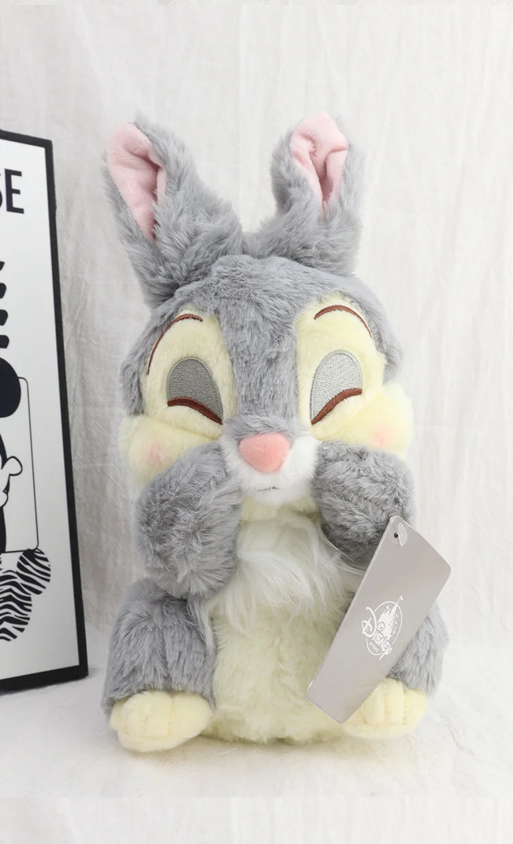 Bambi Thumper Plush Yellow Gray Bunny Stuffed Animal Cute Soft Anime Doll Party Gifts For Collectors Table Home Decor Present