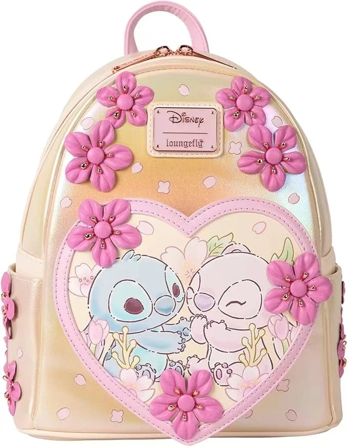 Cherry Blossom Heart Shoulder Bag PU Leather