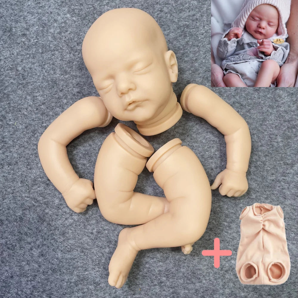 Reborn Baby Kit Vinyl 18-19 Inches With Cloth Body Molds