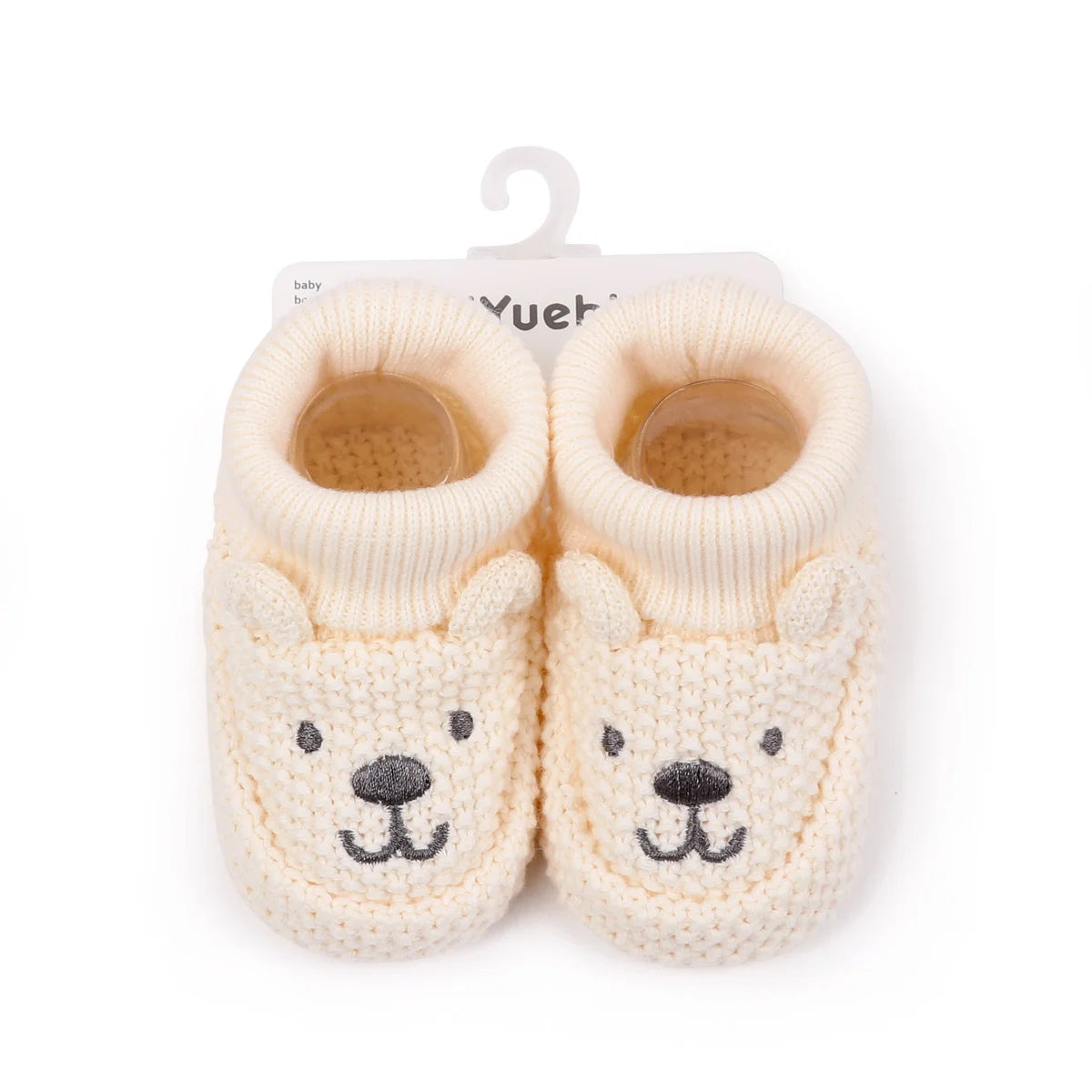 Your Baby's Cozy Knit Booties They'll Stay On