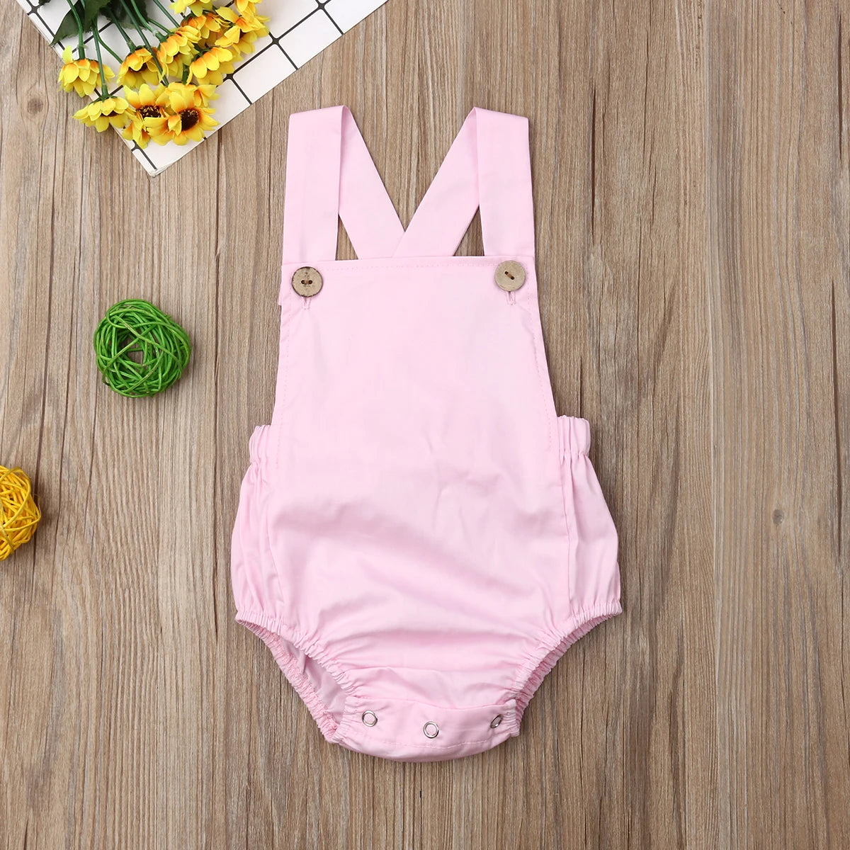Baby Cotton Sleeveless Bodysuit – Summer Stripes & Solids, 3M–3Y
