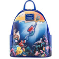 New Loungefly Disney Little Mermaid Snow Globe Sequin Mini Backpack