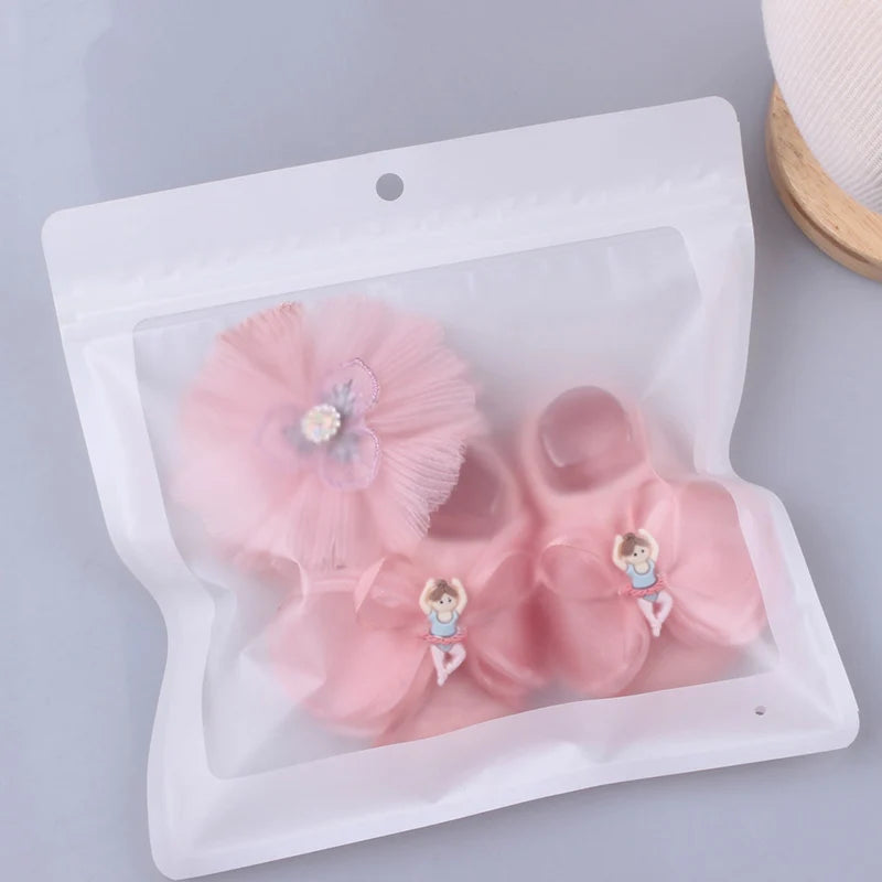 Princess Baby Headband Socks Set Mesh Flower Crown Toddler Hairbands Bow Infant Cotton Socks Newborn Photo Props Headwear Gift