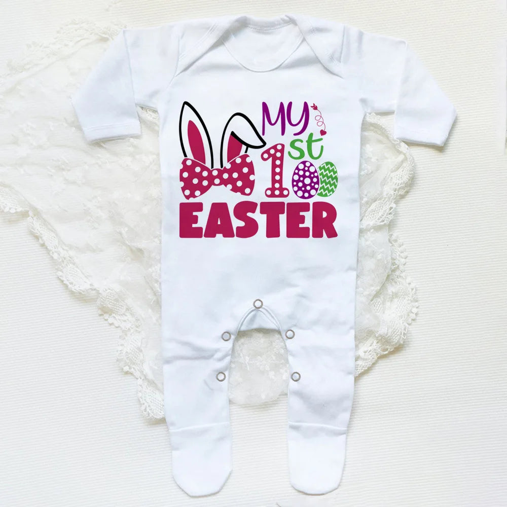 Your Perfect My First Easter Unisex Baby Sleepsuit Romper For Cozy Hospital Homecoming