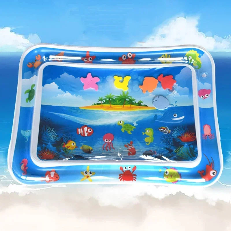 Baby Tummy Time Sensory Water Mat PVC Activity Play Mat