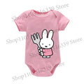 Miffys Baby Bodysuits Clothes Newborn Boy Girl Kawaii Clothes Cute Jumpsuit Cotton Infant Outfits Safe Soft Romper Children Gift