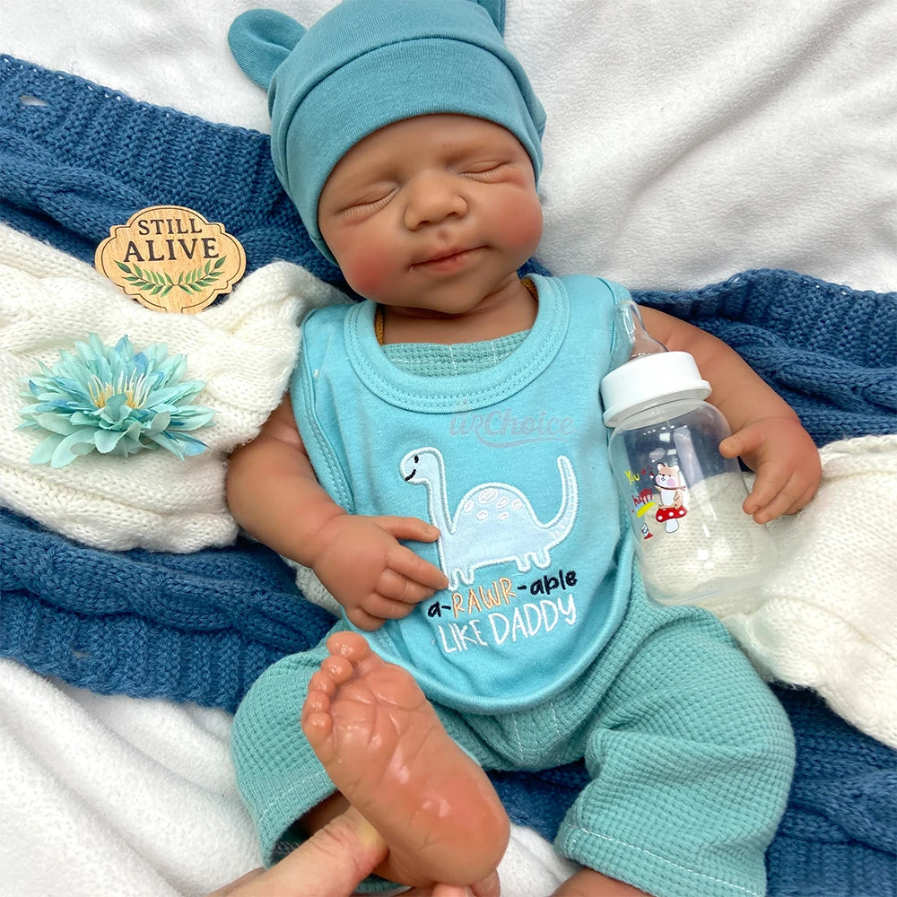 20 Inch Full Body Silicone Reborn Baby Girl/Boy Anatomically Correct Realistic 3D Skin Tone
