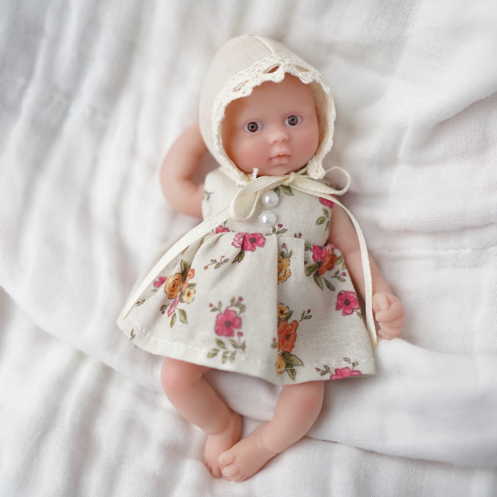 5.5 Inch Reborn Dolls Handmade Painted Dolls With Soft Touch Body Reborn Baby Doll For Children Reborn
