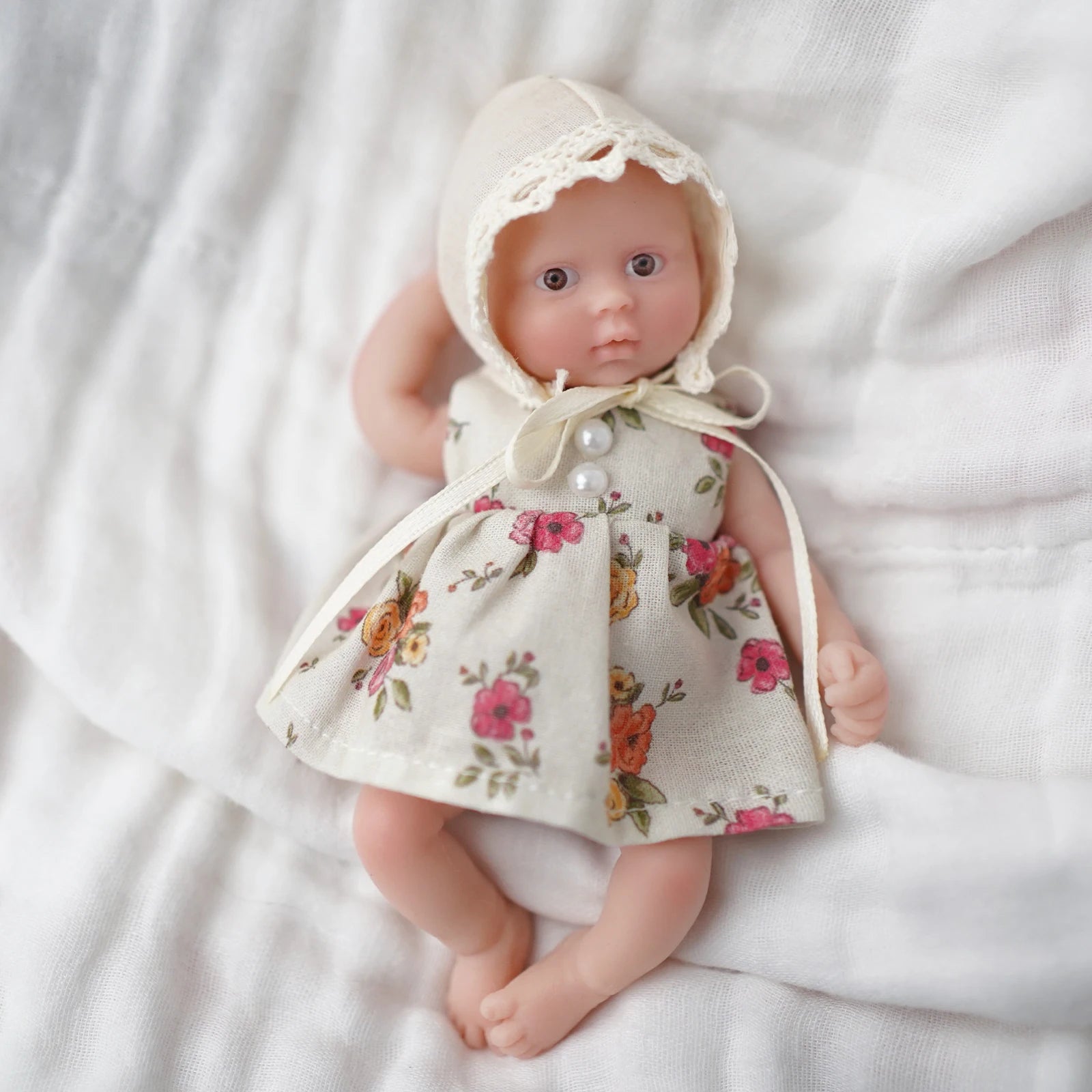 5.5 Inch Reborn Dolls Handmade Painted Dolls With Soft Touch Body Reborn Baby Doll For Children Reborn