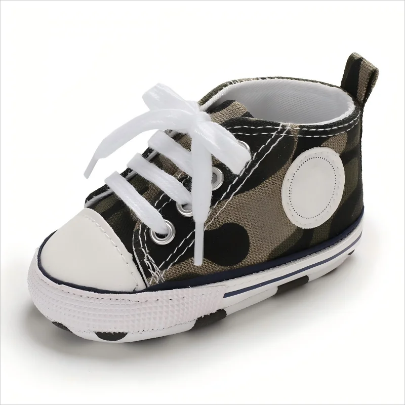 Unisex Baby Canvas Shoes 0 To 18 Months Multicolor Classic Casual Anti Slip Soft Sole First Walkers