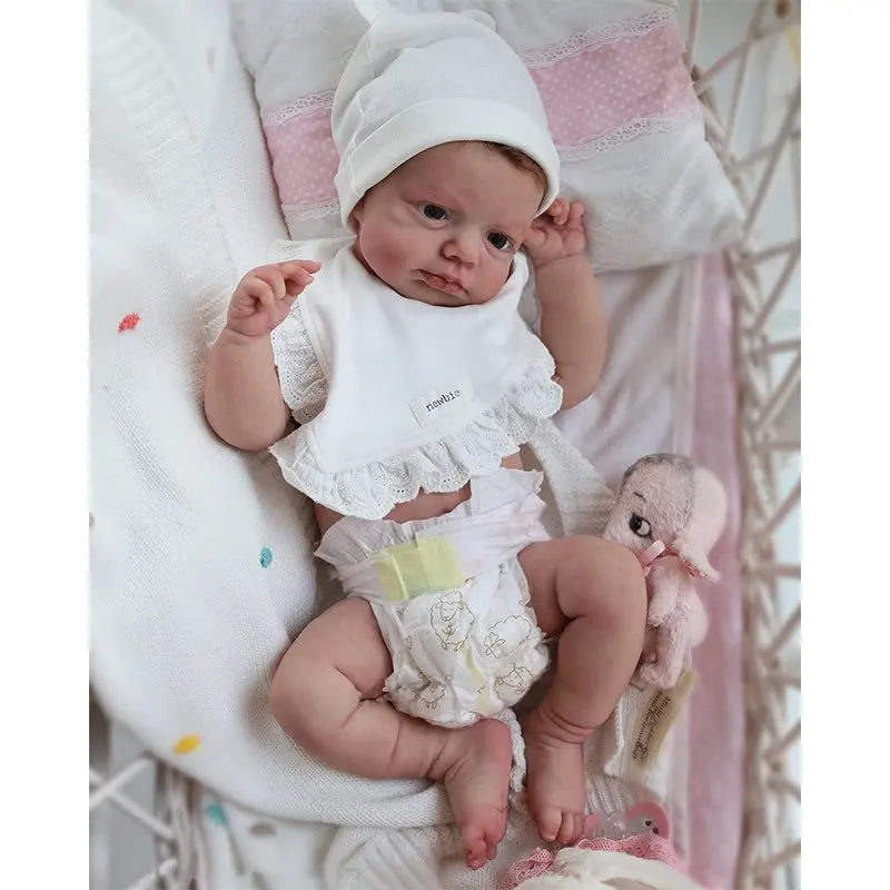 Reborn Baby Kit Vinyl Painted Skin Unassembled Doll Parts