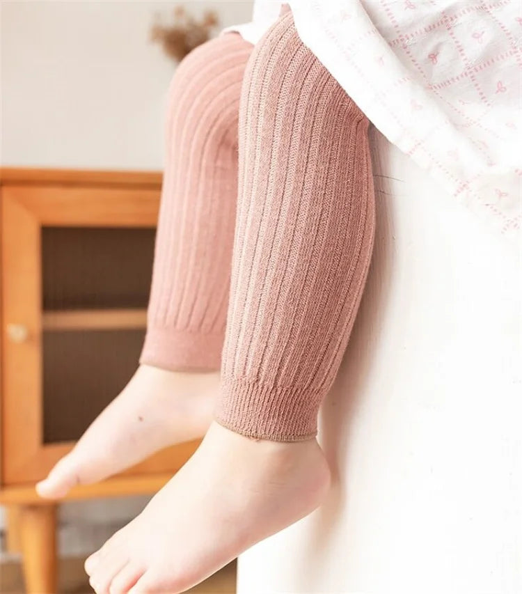 Kids Knit Leggings – Cotton Blend, 0–6 Years