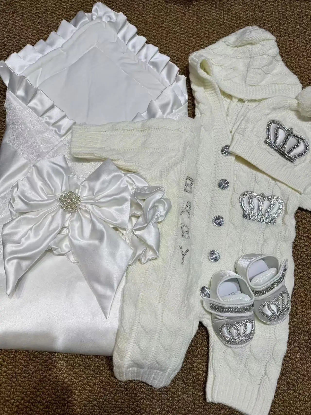 Your Newborn Baptism Outfit Gift Set For Homecoming
