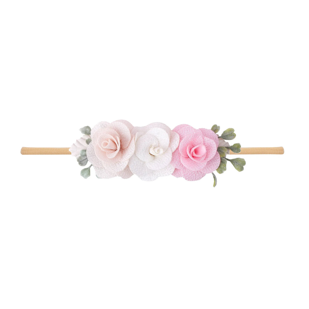 Beautiful Lovely Baby Flower Headbands Newborn Head Band for 0-12 Months Infant Headband Boutique Headwear High Elastic