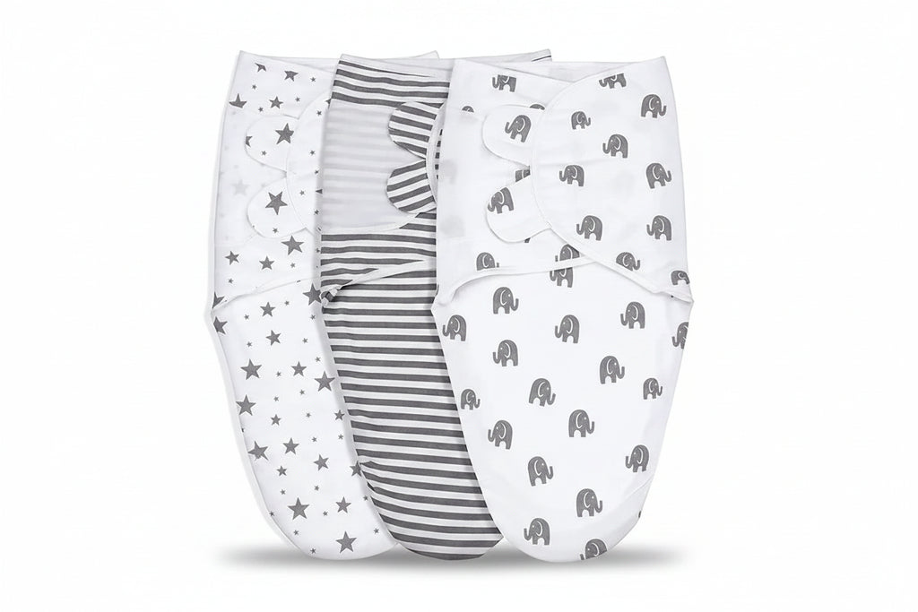 0-3M Newborn Baby Swaddle Wrap 100% Cotton Baby Sleeping Bag Stars Elephant Diaper Cocoon Swaddle Blanket Receiving Blankets