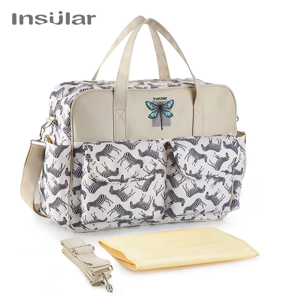 New Style Waterproof Diaper Bag Large Capacity Messenger Travel Bag Multifunctional Maternity Baby Stroller Bag