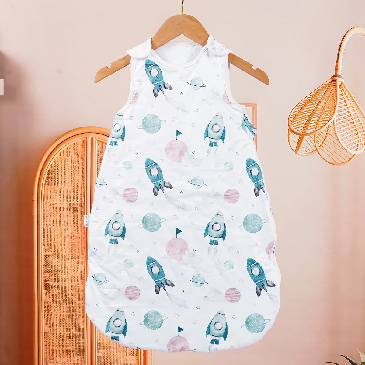 Sleeping Bag Polyester Cartoon Pattern Keeps Newborn Warm