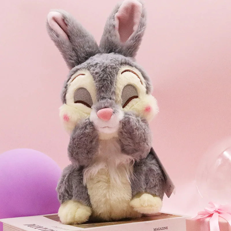 Thumper Rabbit Plush Toy Grey Plush Fabric With PP Cotton Fill
