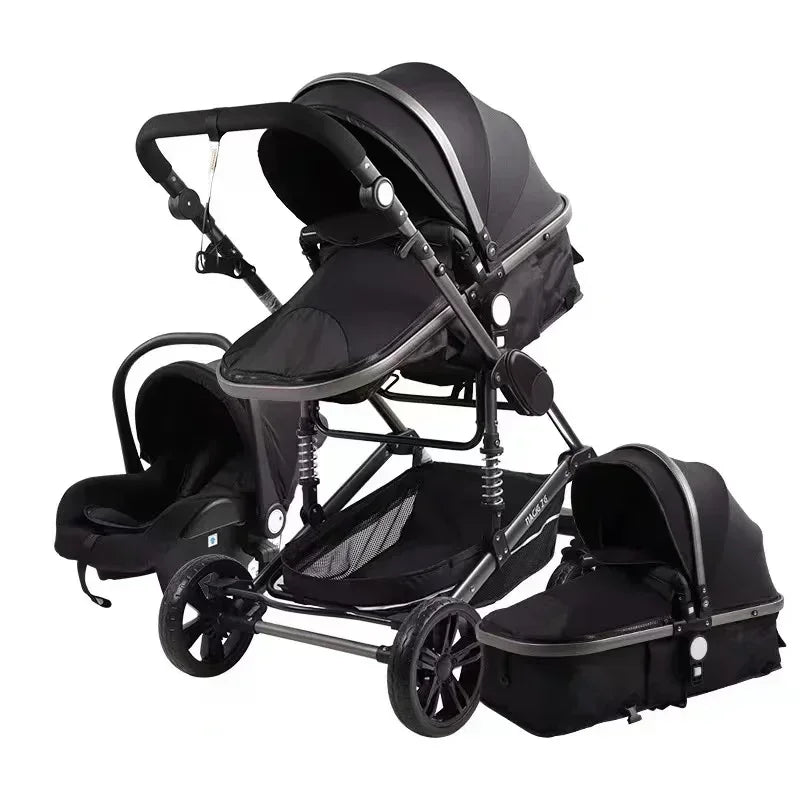 Your 3 In 1 Baby Stroller For Smooth Rides And Easy Outings Perfect Pushchair For Newborns