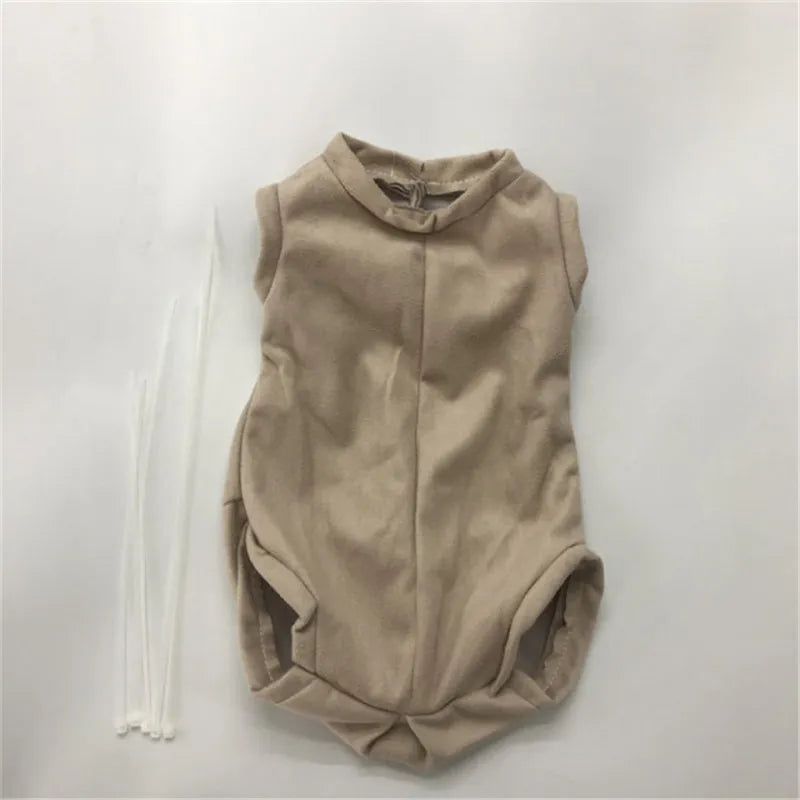 With zip rope 18 22 24 28 inch Reborn doll Polyester Fabric Cloth body DIY Reborn baby Accessories