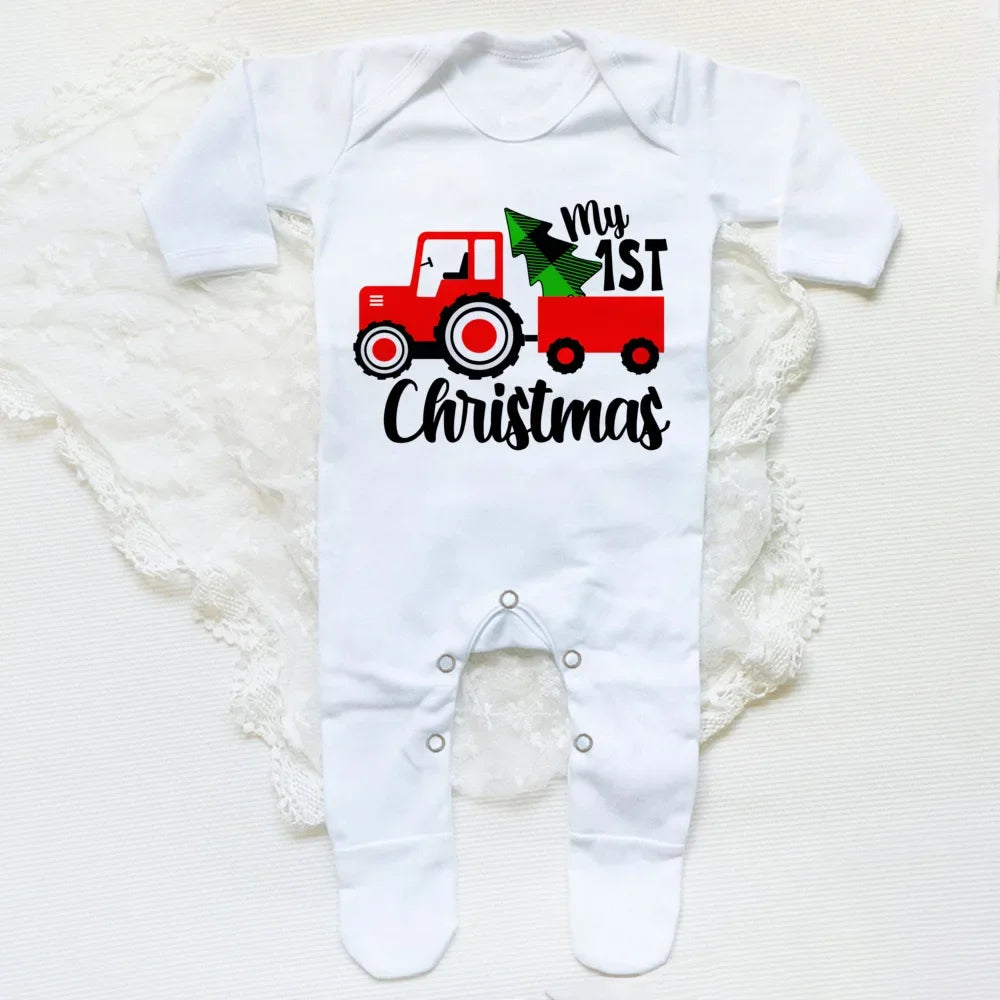 Your Baby's First Christmas Babygrow Sleepsuit So Cozy