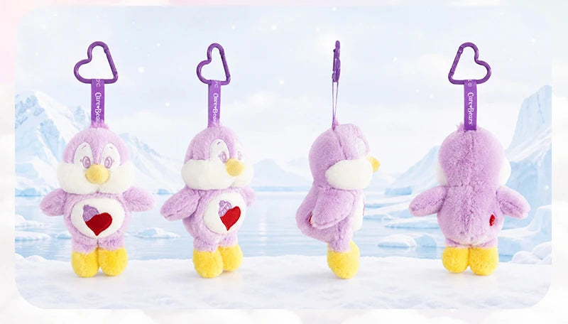 Care Bears Cousins Plush Keychain 15cm Animal Doll Pendant Cartoon Stuffed Toy Keyring Bags Decor Gift Plushie Charms Accessorie
