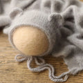 Newborn Cute Little Bear Hat Newborn Photography Props Knit Baby Girl Boy Bear Hat Baby Photography Props Aceessries