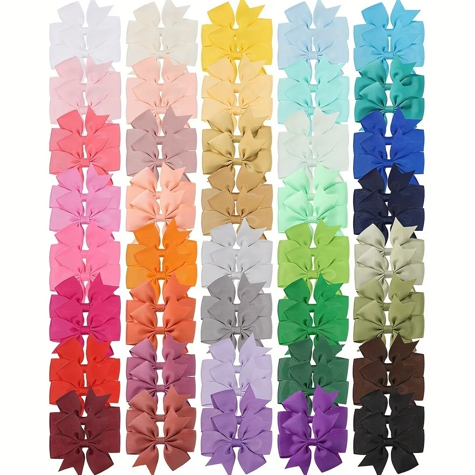 Sunflower Hair Clips Satin Polyester Yellow 3 Inch Everyday Hairpins