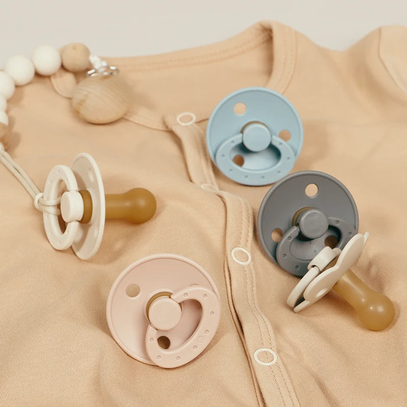 High Quality Baby Silicone Pacifier Solid Color Baby Nipple Accessories BPA Free Soft Newborn Dummy For Babies Toy