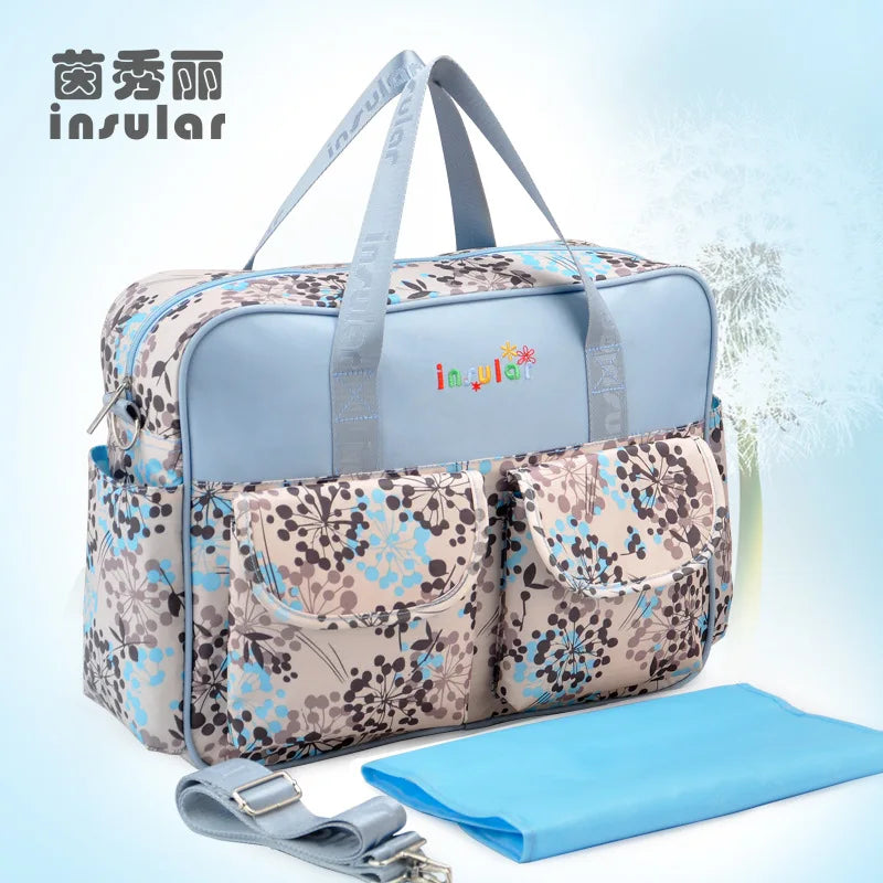 New Style Waterproof Diaper Bag Large Capacity Messenger Travel Bag Multifunctional Maternity Baby Stroller Bag