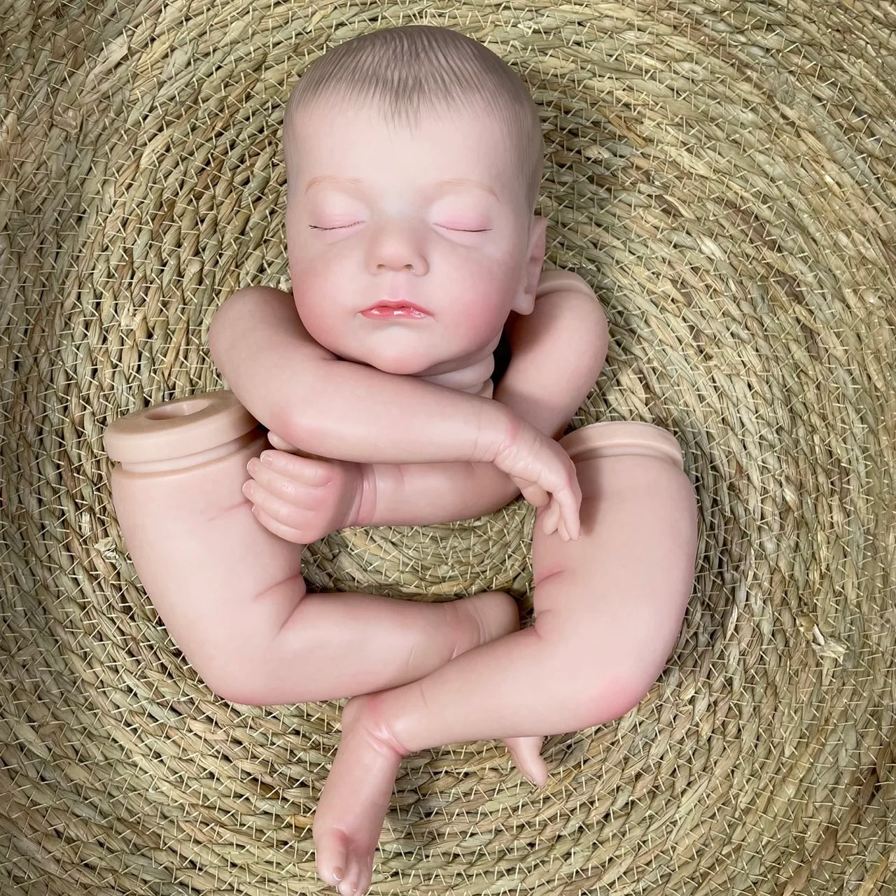 Reborn Doll Kit Vinyl Neutral Unassembled 20-Inch Cloth Body