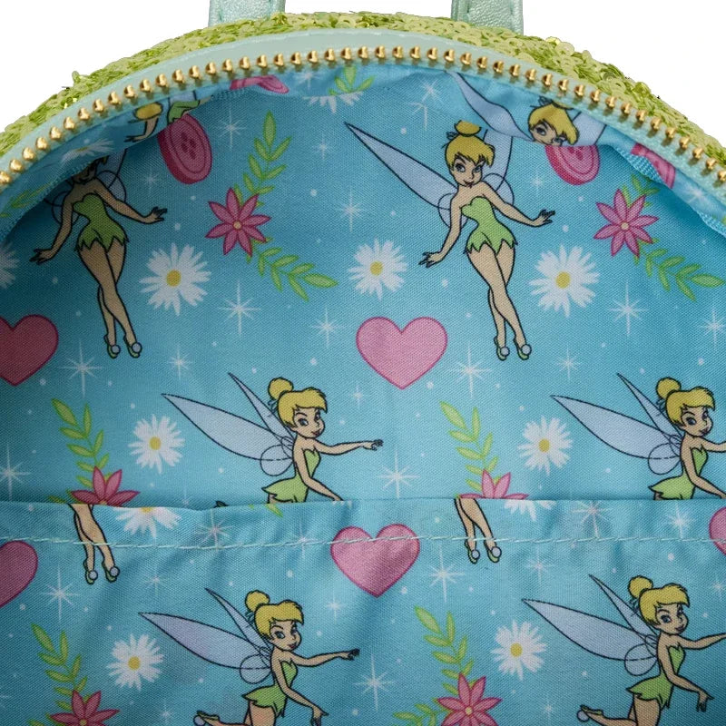 Tinker Bell Series Allover Print Little Bit of Pixie Cosplay Mini Backpack High Quality Cartoon Leisure Bag Gift