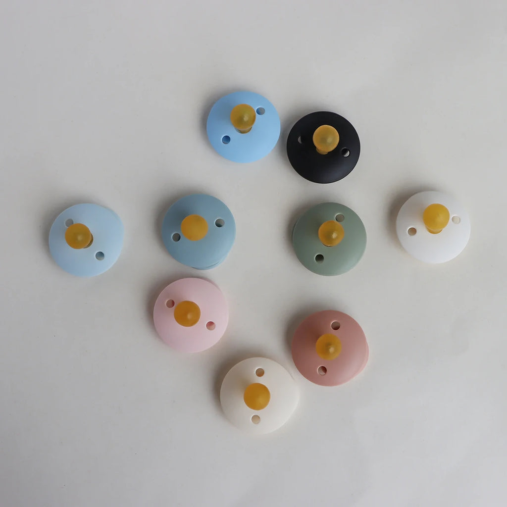 Erduo Floral Newborn Infant Baby Care Shower Gift Latex Rubber Sucking Nipple Pacifier Babies Soother Dummy Pacifiers for Baby 0