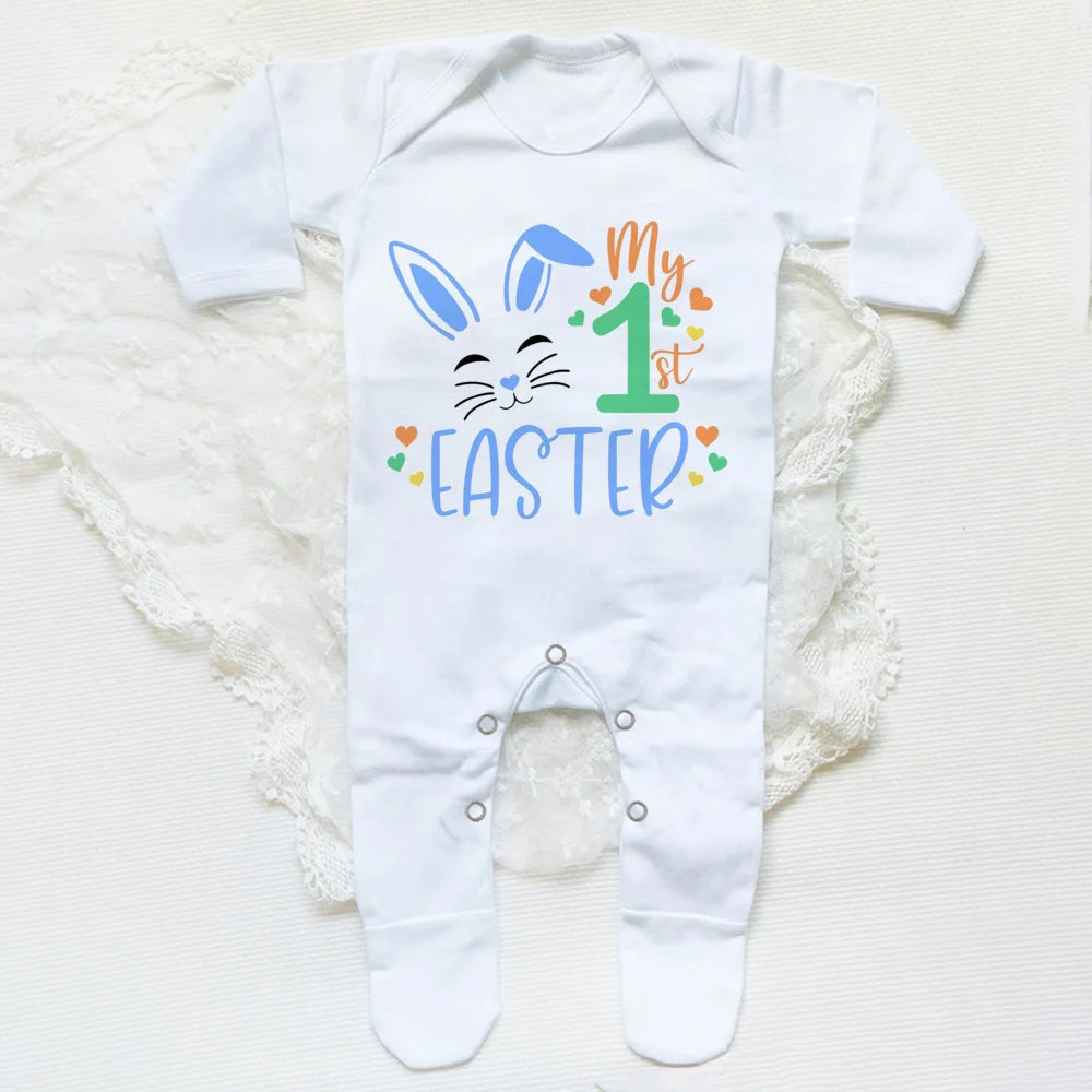 Your Perfect My First Easter Unisex Baby Sleepsuit Romper For Cozy Hospital Homecoming