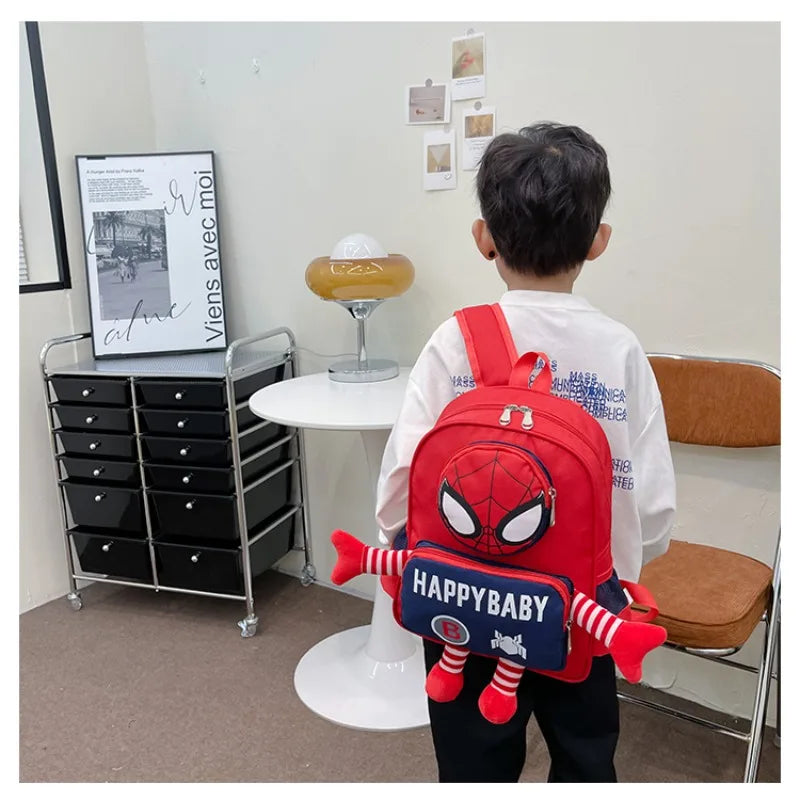 Disney backpack fashion cartoon cute boys and girls backpack lightweight anti-lost kindergarten bag