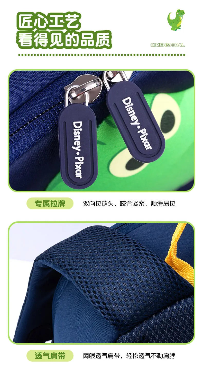 Toy Story Orthopedic Backpack Woody Buzz Lightyear Rex Ultra Light Spine Protection School Bag Kindergarten Primary Student Gift