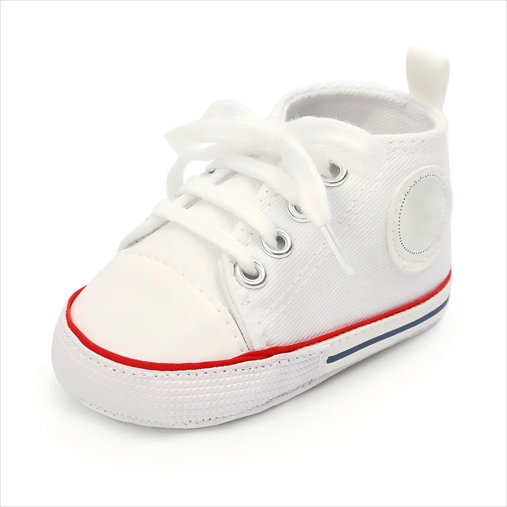 Unisex Baby Canvas Shoes 0 To 18 Months Multicolor Classic Casual Anti Slip Soft Sole First Walkers