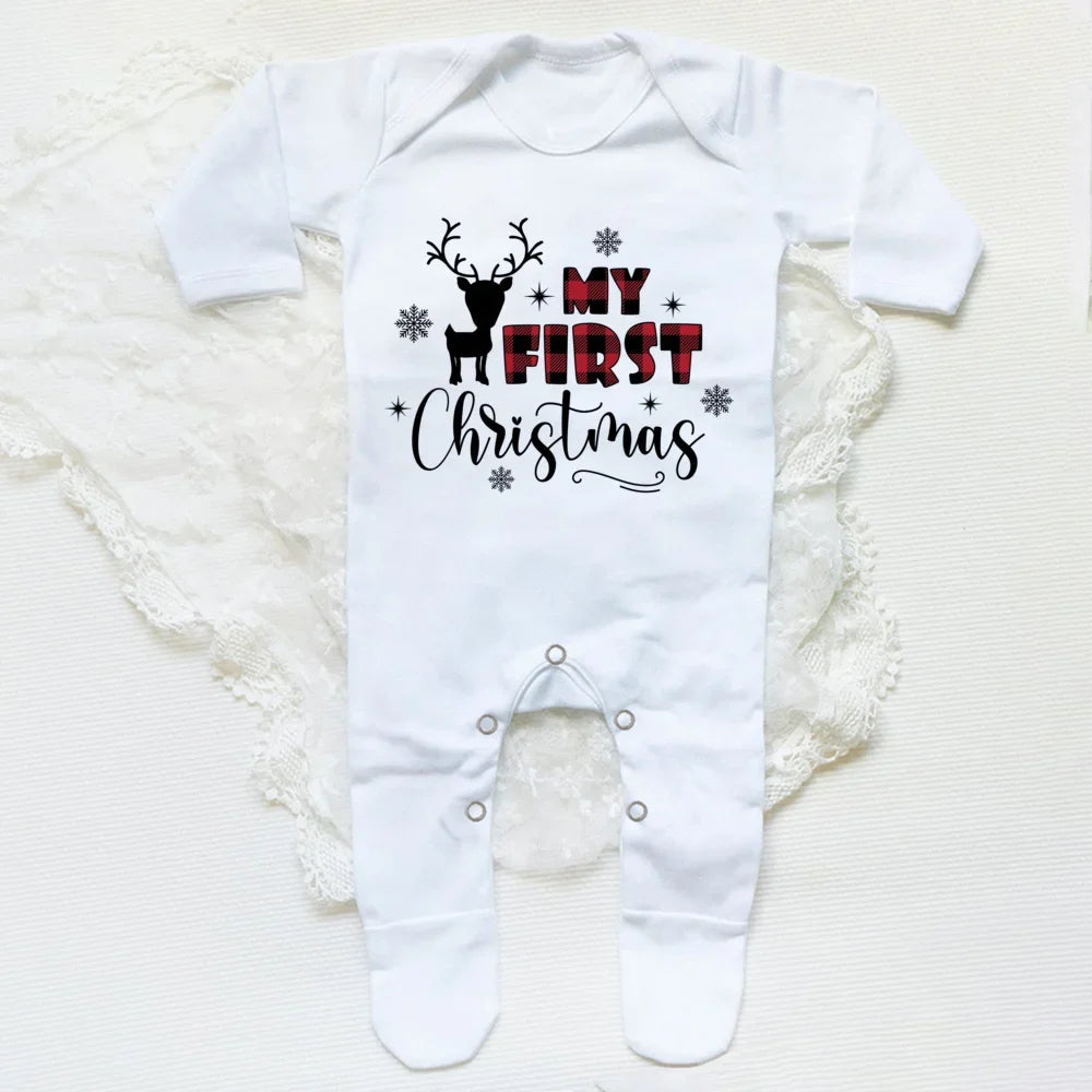 Your Baby's First Christmas Babygrow Sleepsuit So Cozy