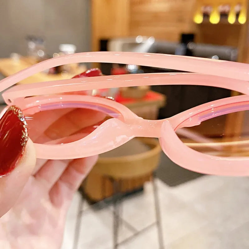 New Children Fashion Sunglasses Girls Boys Decorate Rainbow Sun Glasses Cute Baby Outdoor Sunshade Eyewear UV400 Gafas De Sol