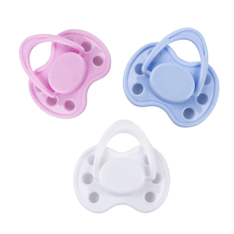 1PC Magnetic Pacifiers for Baby Dolls Cute Toy Pacifier For New Reborn Baby Dolls Handmade DIY Nipples Dolls Accessories Gift