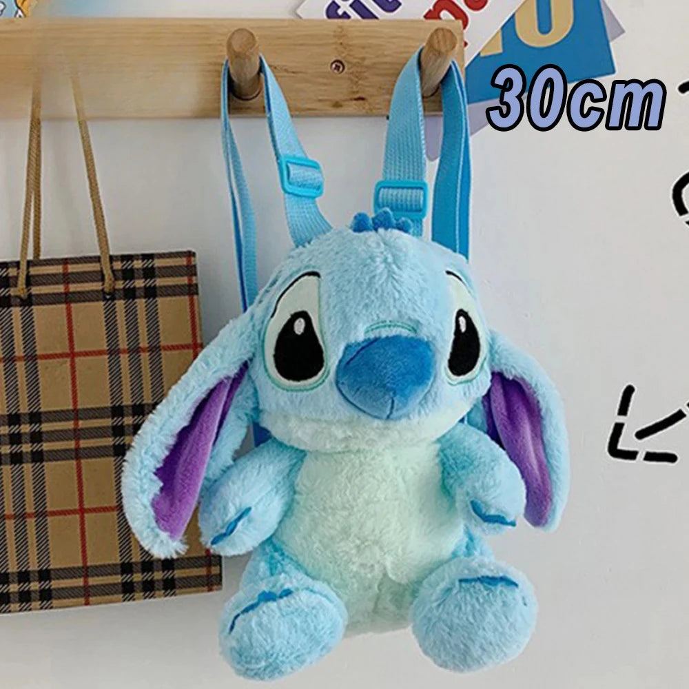 Backpack Plush Disney Stitch Big Capacity For School Days