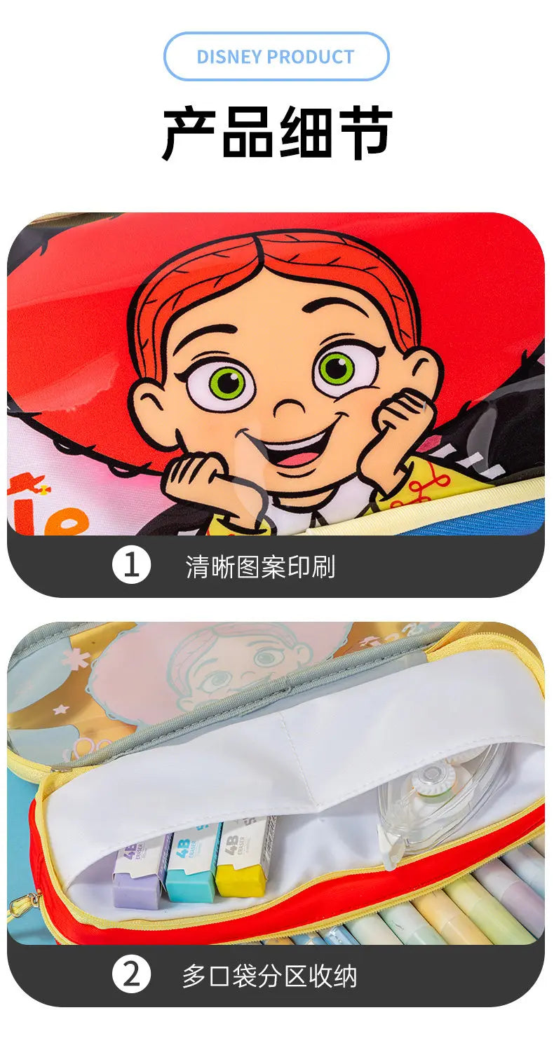 Toy Story Orthopedic Backpack Woody Buzz Lightyear Rex Ultra Light Spine Protection School Bag Kindergarten Primary Student Gift