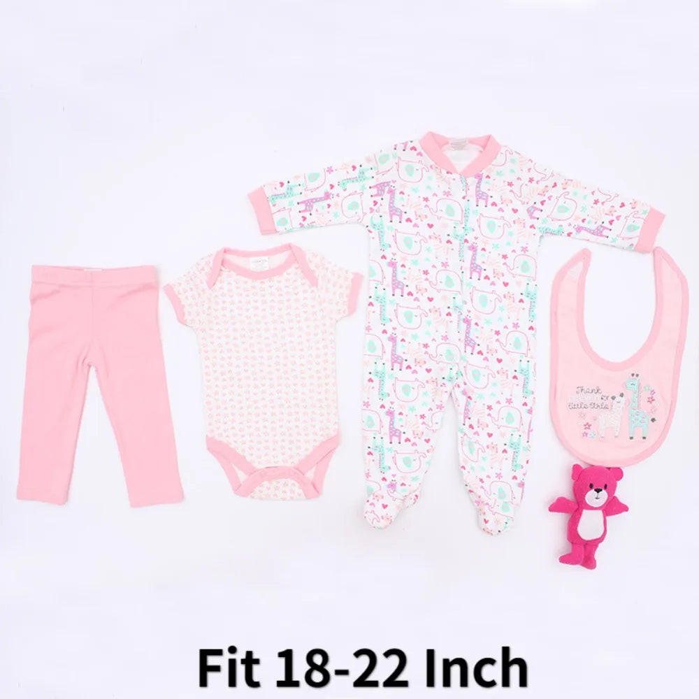 Doll Dress And Skirt Outfit Cloth Quick Dress Set For 45-55cm Dolls