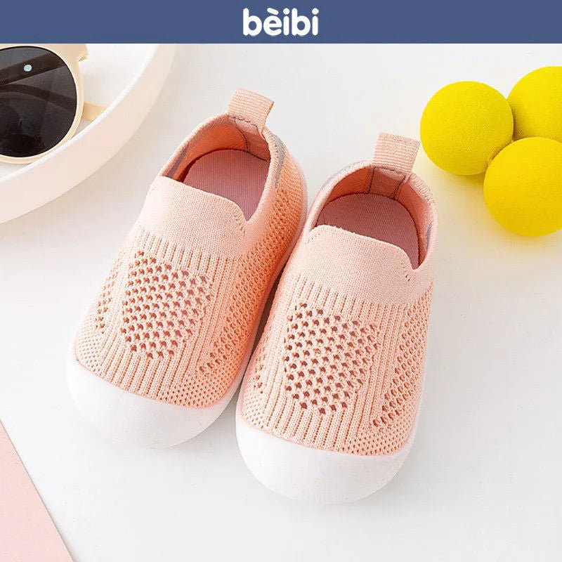 Baby Shoes Mesh Slip On Breathable Upper For First Walkers 0-3T