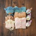 Elk Deer Baby Outfit Cashmere Soft Fabric Solid Colour Two-Piece