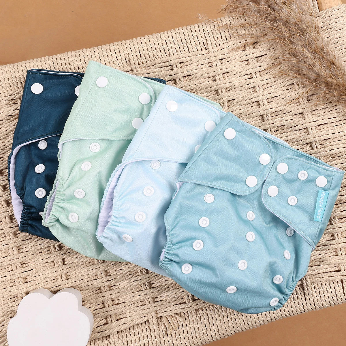 Your Perfect Cloth Diaper Covers Set Washable, Eco Friendly, Adjustable Fit For 3 To 15 Kg