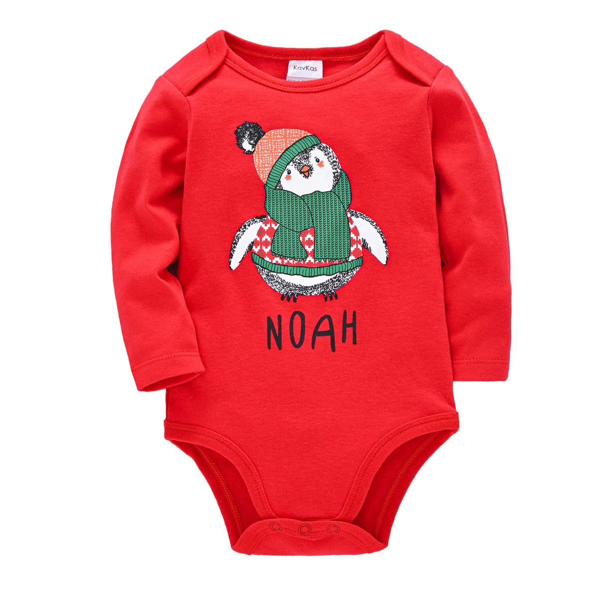 Baby Cotton Romper – Cartoon Long Sleeve, 3–12 Months