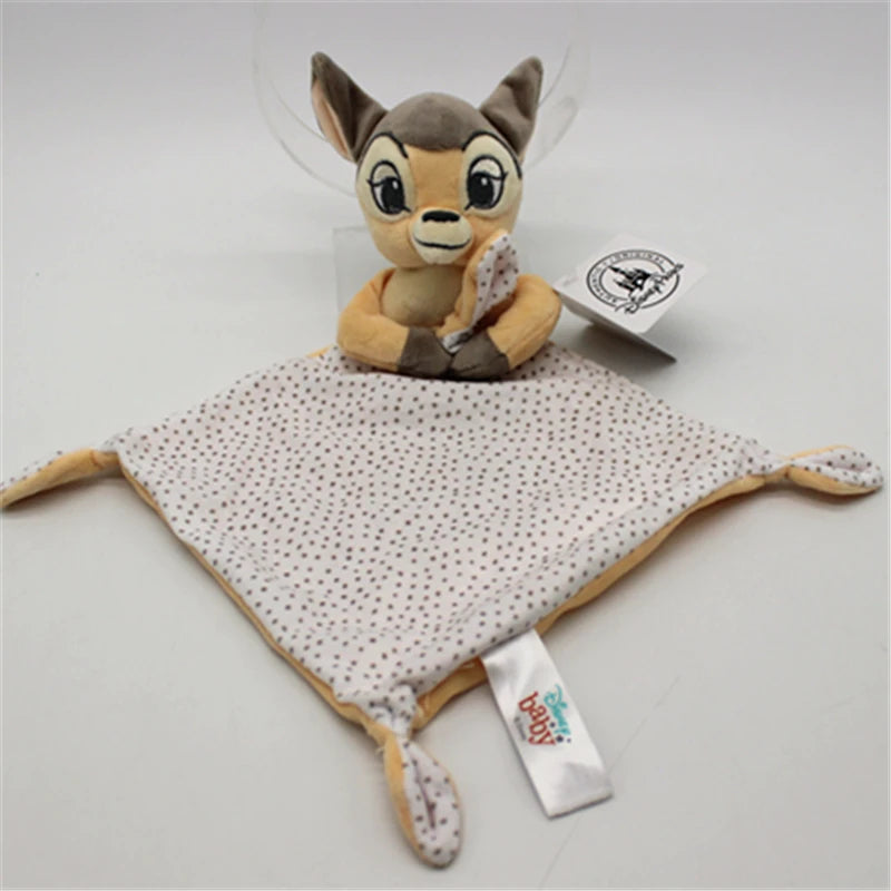 Disney pooh minnie mouse stitch Tigger bambi plush soft baby blanket toys Children Gifts baby soft  blanket toys animal toys